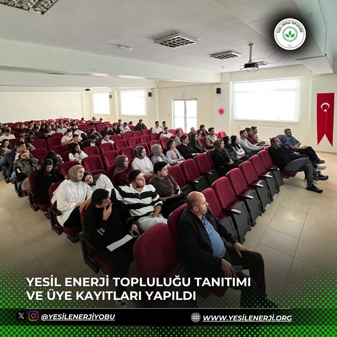 Yeşil Enerji Topluluğu Genel Kurul Toplantısı Gerçekleşti, Üye Kayıtları...