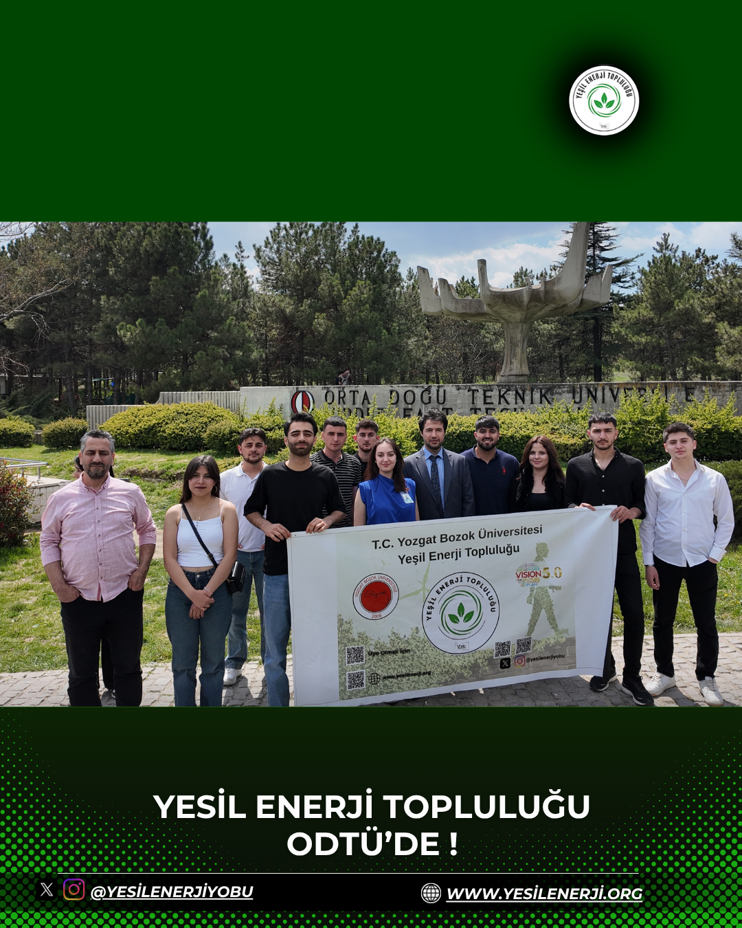Yeşil Enerji Topluluğu ODTÜ GÜNAM’da: Teknik İnceleme Gezisi